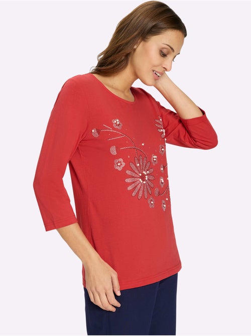 T-shirt à Encolure Ronde Qualité Coton Doux Sur La Peau - Taille Standard - Witt - Kiabi