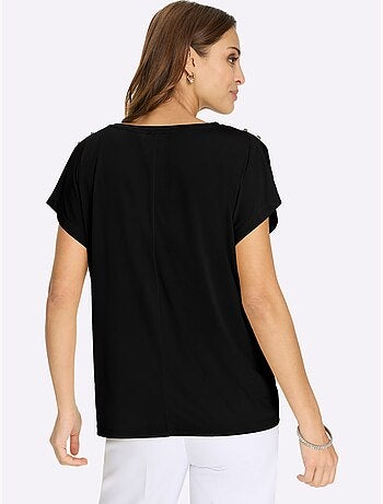 T-shirt à Encolure Ronde Qualité Douce Et Fluide - Taille Standard - Witt