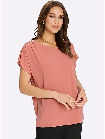 T-shirt à Encolure Ronde Qualité Douce Et Fluide - Taille Standard - Witt