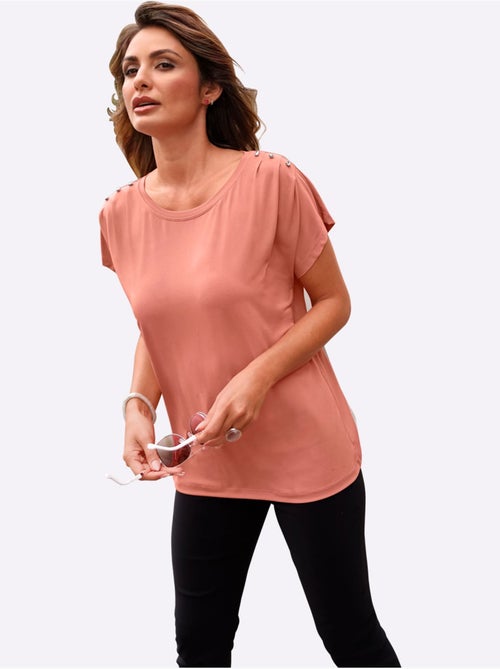 T-shirt à Encolure Ronde Qualité Douce Et Fluide - Taille Standard - Witt - Kiabi T-shirt à Encolure Ronde Qualité Douce Et Fluide - Taille Standard - Witt - Kiabi