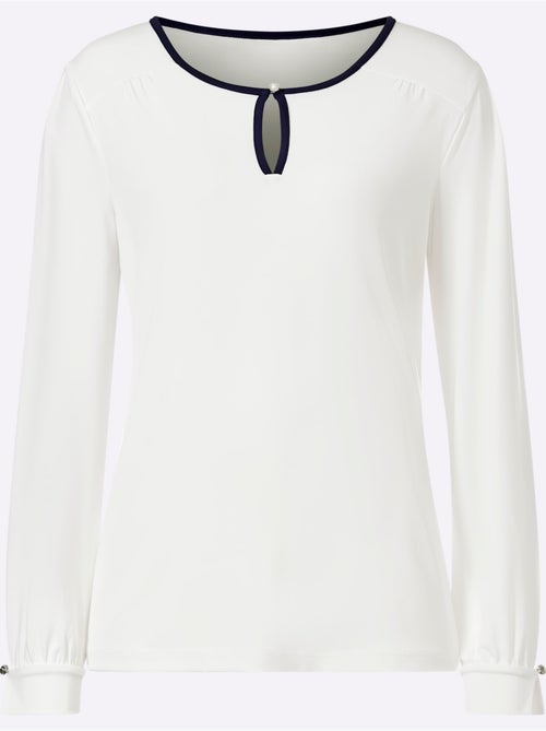 T-shirt à Encolure Ronde Qualité Fluide - Taille Standard - Witt - Kiabi