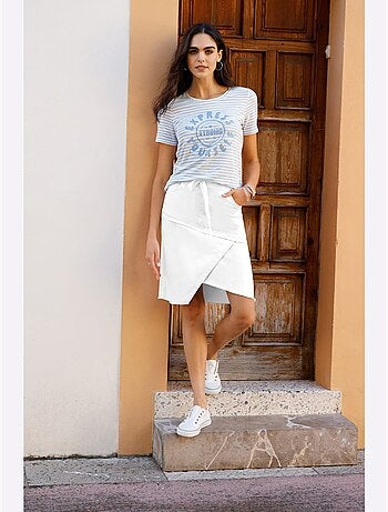 T-shirt à Encolure Ronde Qualité Jersey Très Confortable - Taille Standard - Helline