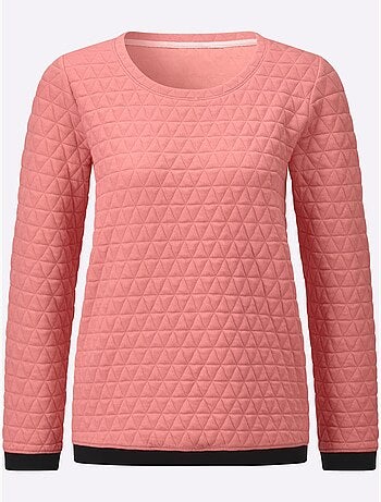 T-shirt à Encolure Ronde Superbe Motif Jacquard - Taille Standard - Witt