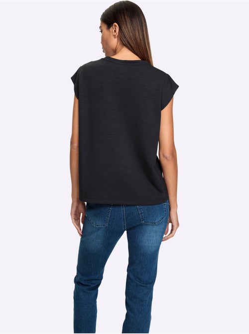 T-shirt à Encolure Ronde Ultra-doux Avec Modal - Taille Standard - Helline - Kiabi T-shirt à Encolure Ronde Ultra-doux Avec Modal - Taille Standard - Helline - Kiabi