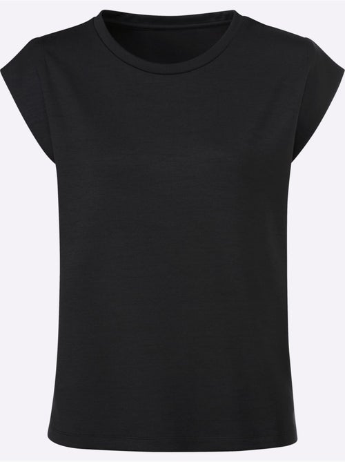 T-shirt à Encolure Ronde Ultra-doux Avec Modal - Taille Standard - Helline - Kiabi T-shirt à Encolure Ronde Ultra-doux Avec Modal - Taille Standard - Helline - Kiabi