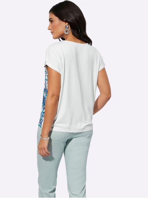 T-shirt à Encolure Ronde Viscose - Taille Standard - Helline - Kiabi T-shirt à Encolure Ronde Viscose - Taille Standard - Helline - Kiabi