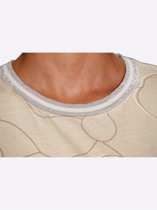 T-shirt à Encolure Ronde Viscose - Taille Standard - helline - Kiabi