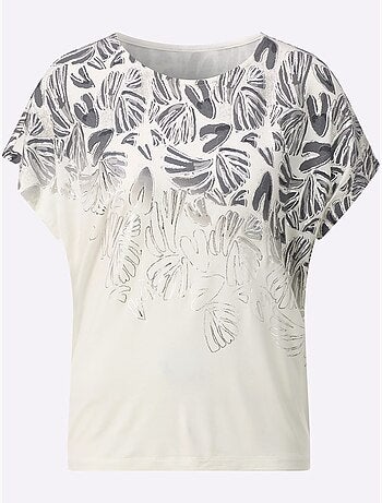 T-shirt à Encolure Ronde Viscose - Taille Standard - Witt