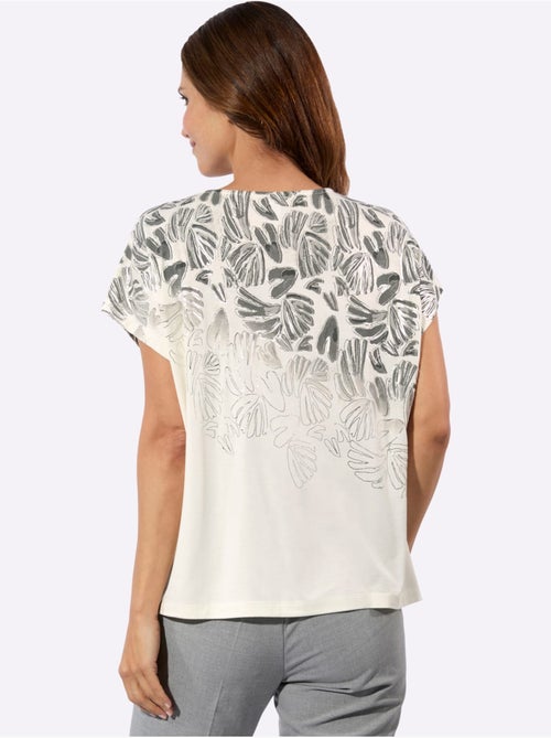 T-shirt à Encolure Ronde Viscose - Taille Standard - Witt - Kiabi