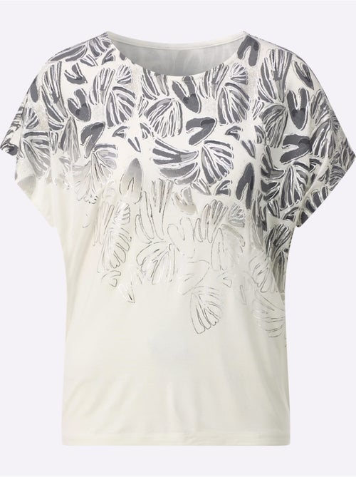T-shirt à Encolure Ronde Viscose - Taille Standard - Witt - Kiabi