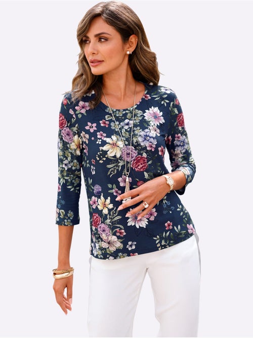 T-shirt à Encolure Ronde Viscose - Taille Standard - Witt - Kiabi