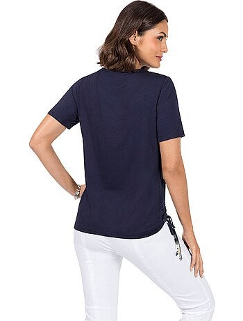T-shirt à Encolure Ronde Viscose - Taille Standard - Witt