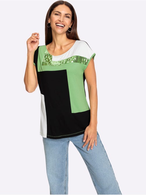 T-shirt à Encolure Ronde Viscose - Taille Standard - Witt - Kiabi