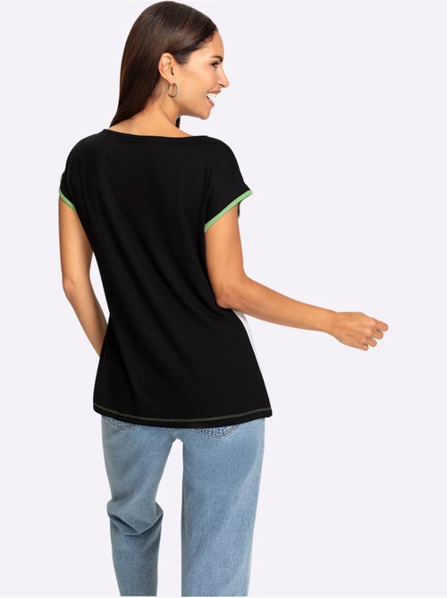 T-shirt à Encolure Ronde Viscose - Taille Standard - Witt - Kiabi