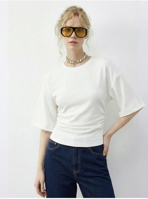 T-shirt à enfiler coupe classique, col rond lucci - Kiabi T-shirt à enfiler coupe classique, col rond lucci - Kiabi