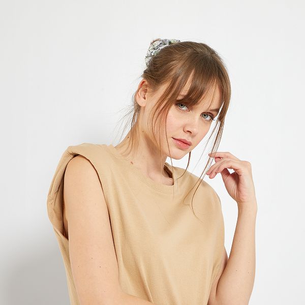 tee shirt epaulette femme