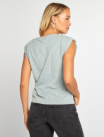 Gilet Femme Kanabeach - Taille 38 - Gris - Coton Mélangé - Modèle Paquerette - Neuf Avec étiquette