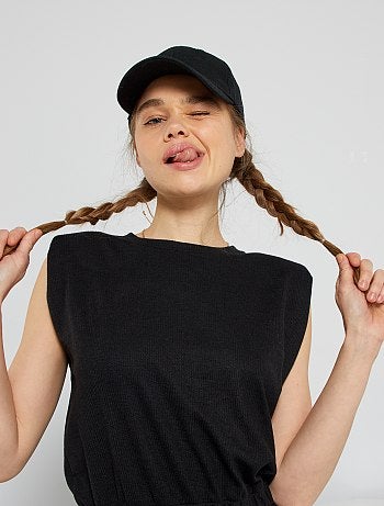 T-shirt à épaulettes