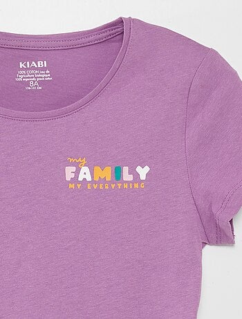 T shirt fille top tee shirt Kiabi