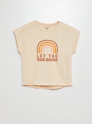 T-shirt à imprimé fun