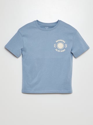 T-shirt à imprimé fun