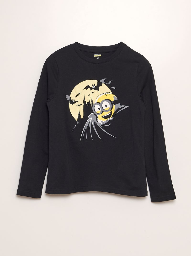 T-shirt à imprimé 'Minions' - Halloween Noir - Kiabi