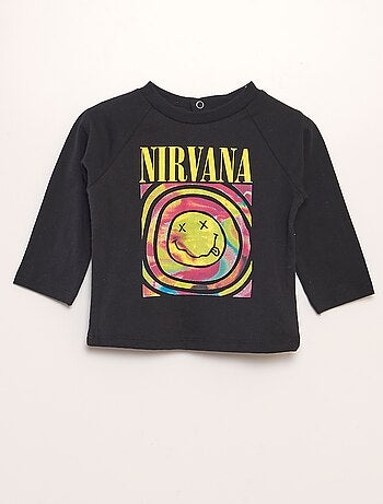 T-shirt à imprimé 'Nirvana'