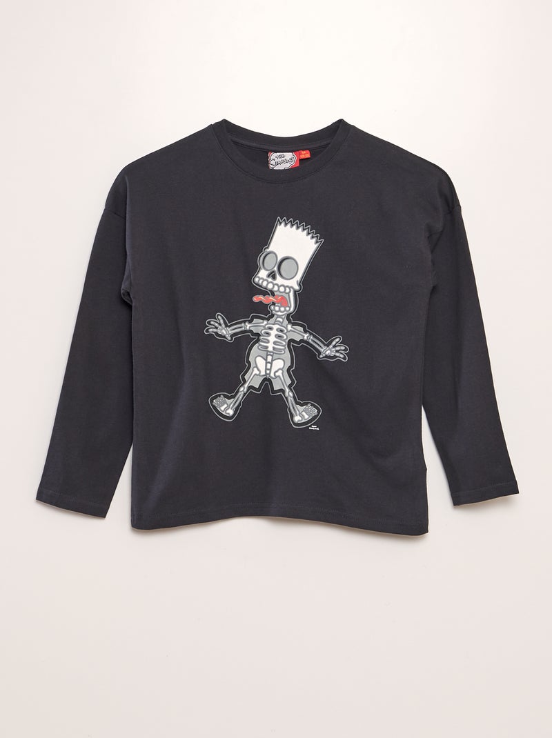 T-shirt à imprimé 'Simpson' - Halloween Noir - Kiabi