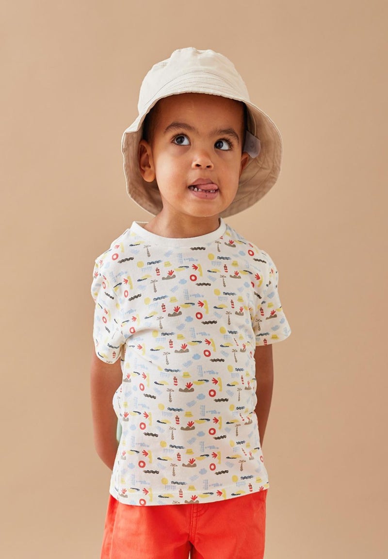 T-shirt à imprimés en jersey, - Noukie's Bleu - Kiabi