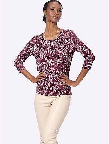 T-shirt à manches 3/4 - taille standard - helline