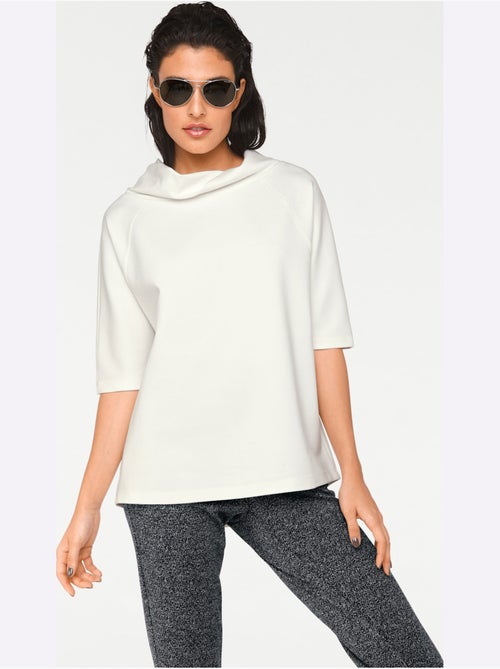 T-shirt à Manches 3/4 - Taille Standard - Helline - Kiabi T-shirt à Manches 3/4 - Taille Standard - Helline - Kiabi