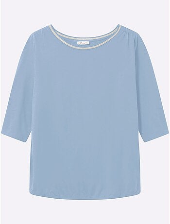 T-shirt à manches 3/4 - taille standard - sheego