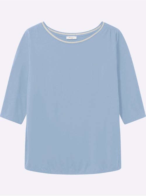 T-shirt à Manches 3/4 - Taille Standard - Sheego - Kiabi