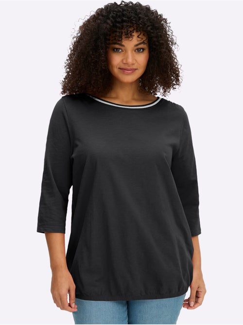 T-shirt à Manches 3/4 - Taille Standard - Sheego - Kiabi