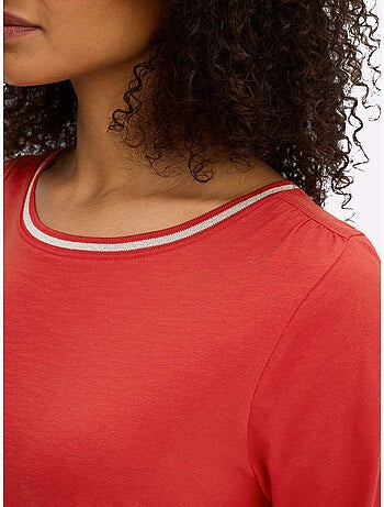 T-shirt à Manches 3/4 - Taille Standard - Sheego