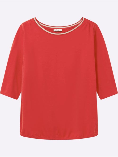 T-shirt à Manches 3/4 - Taille Standard - Sheego - Kiabi