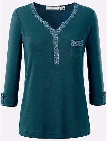 T-shirt à Manches 3/4 50% Coton - Taille Standard - Witt