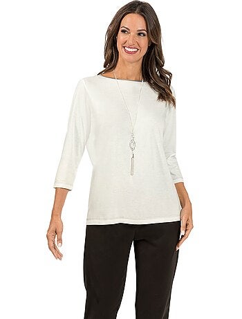 T-shirt à Manches 3/4 50% Coton - Taille Standard - Witt