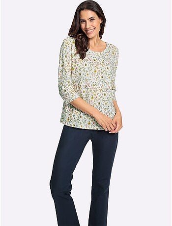 T-shirt à Manches 3/4 50% Coton - Taille Standard - Witt