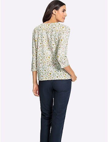 T-shirt à Manches 3/4 50% Coton - Taille Standard - Witt