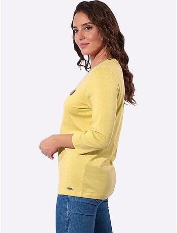 T-shirt à Manches 3/4 50% Coton - Taille Standard - Witt
