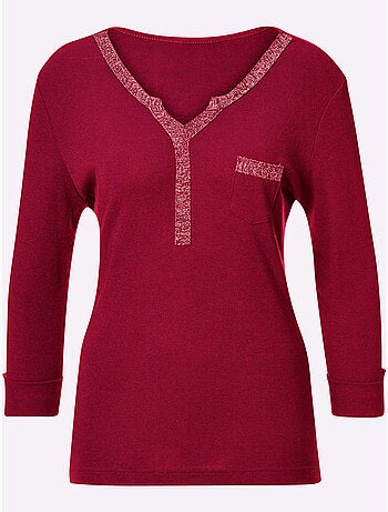 T-shirt à Manches 3/4 50% Coton - Taille Standard - Witt