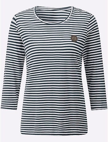 T-shirt à Manches 3/4 50% Coton Et 50% Modal - Taille Standard - Witt