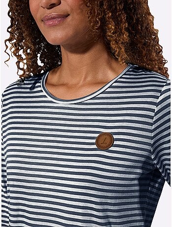 T-shirt à Manches 3/4 50% Coton Et 50% Modal - Taille Standard - Witt
