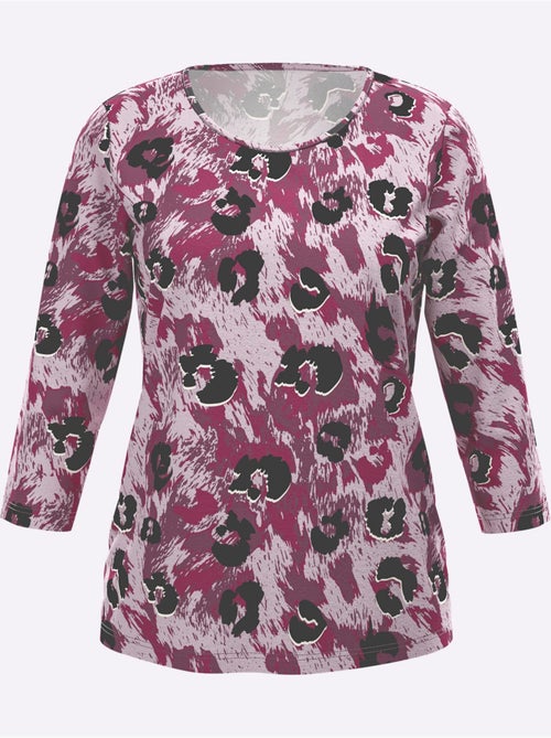 T-shirt à Manches 3/4 50% Coton Et 50% Modal - Taille Standard - Witt - Kiabi T-shirt à Manches 3/4 50% Coton Et 50% Modal - Taille Standard - Witt - Kiabi