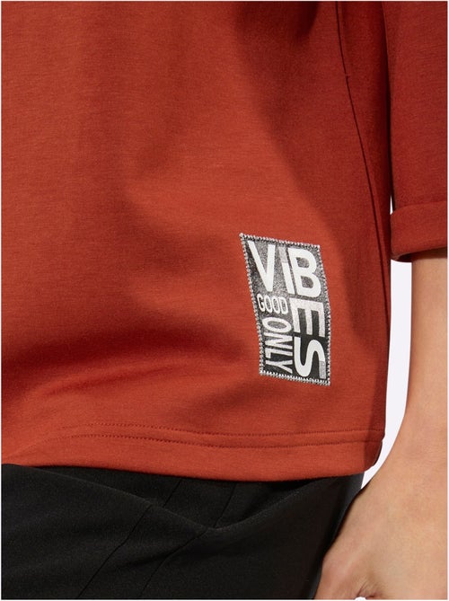 T-shirt à Manches 3/4 50% Modal - Taille Standard - Witt - Kiabi T-shirt à Manches 3/4 50% Modal - Taille Standard - Witt - Kiabi