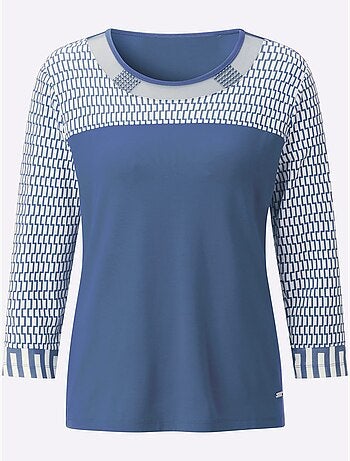 T-shirt à Manches 3/4 95% Viscose (ecovero) - Taille Standard - Witt