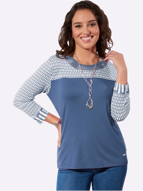 T-shirt à Manches 3/4 95% Viscose (ecovero) - Taille Standard - Witt - Kiabi T-shirt à Manches 3/4 95% Viscose (ecovero) - Taille Standard - Witt - Kiabi