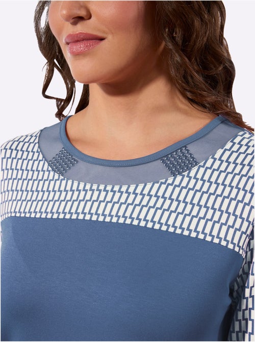 T-shirt à Manches 3/4 95% Viscose (ecovero) - Taille Standard - Witt - Kiabi T-shirt à Manches 3/4 95% Viscose (ecovero) - Taille Standard - Witt - Kiabi