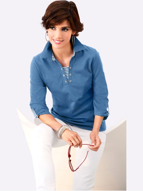 T-shirt à Manches 3/4 Aspect 2 En 1 - Taille Standard - Witt - Kiabi T-shirt à Manches 3/4 Aspect 2 En 1 - Taille Standard - Witt - Kiabi